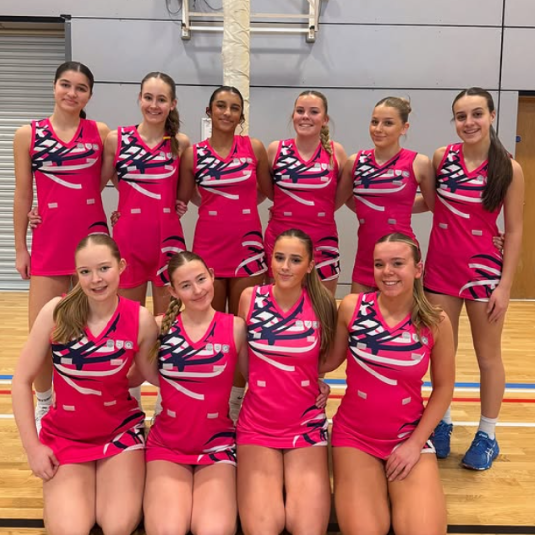 U16 England Netball finalists
